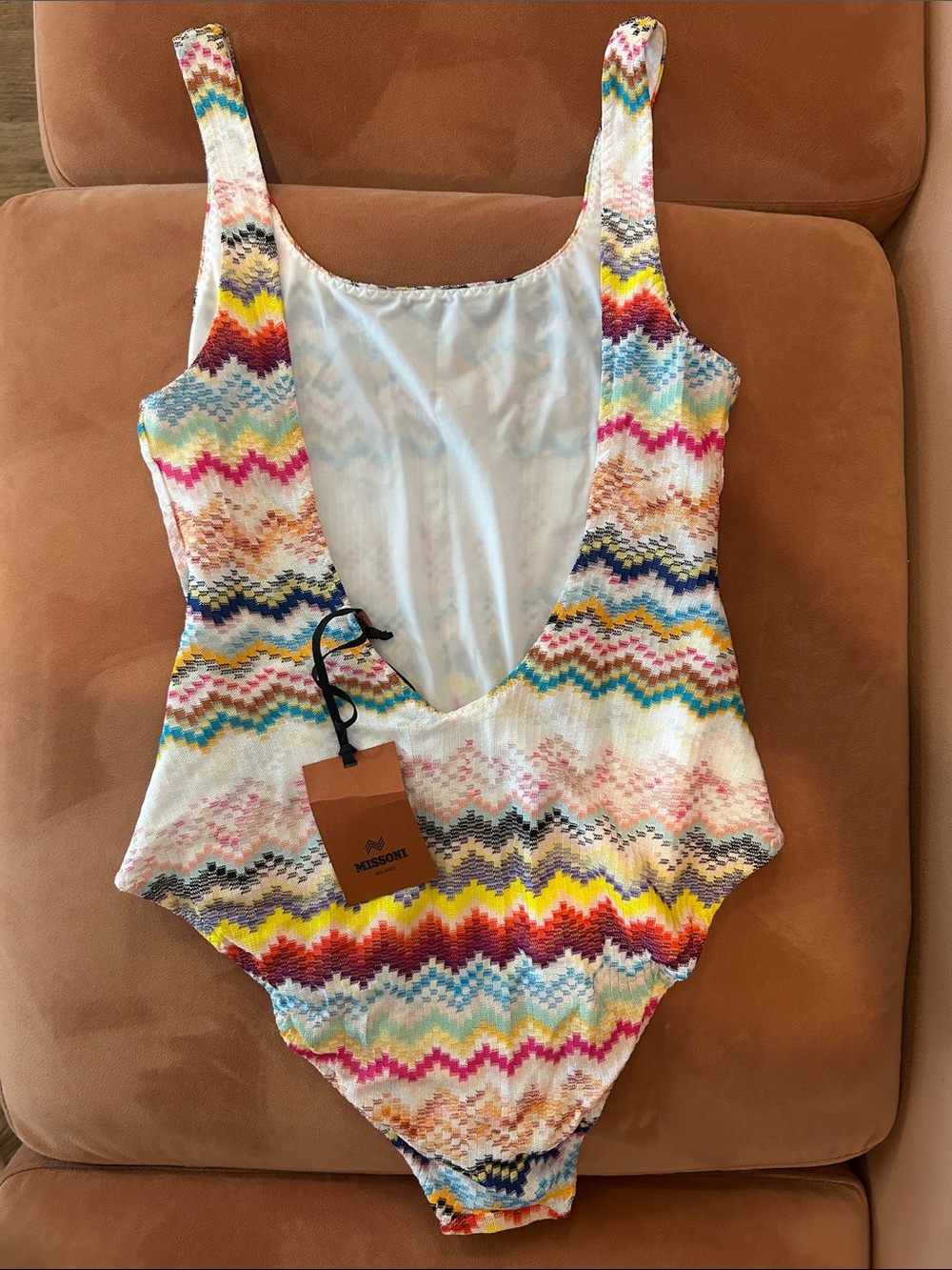 NWT Missoni One Piece Swimsuit, size 48 - Picture 2 of 4